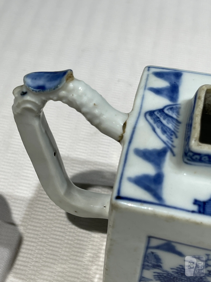 清代 青花瓷器一组七件 - 图19